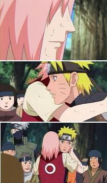 Naruto疾風伝 395話のナルト サクラ 無窮の心配症