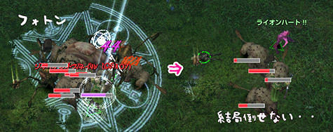 フォトン+何かで殲滅作戦・・・