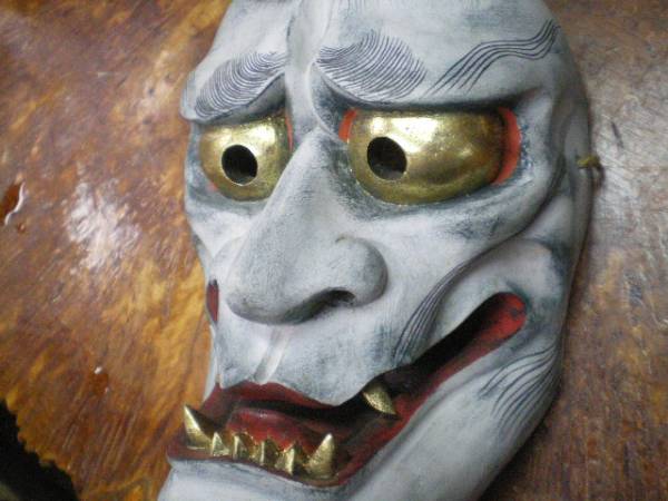 本木彫り面珍品