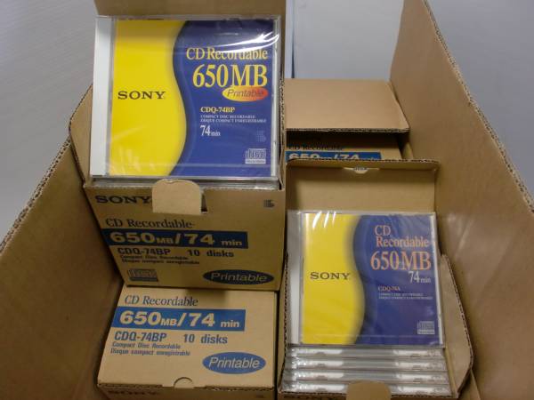 SONY　CD-R90枚　650MB　74分