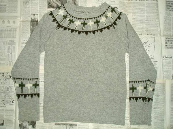 シップスヘビーウェイトフォークロアタイトニットリバーシヴル