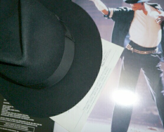 マイケルジャクソン　コンサート着用　帽子　証明付き