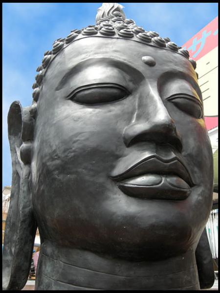 仏陀ヘッド真鍮製
