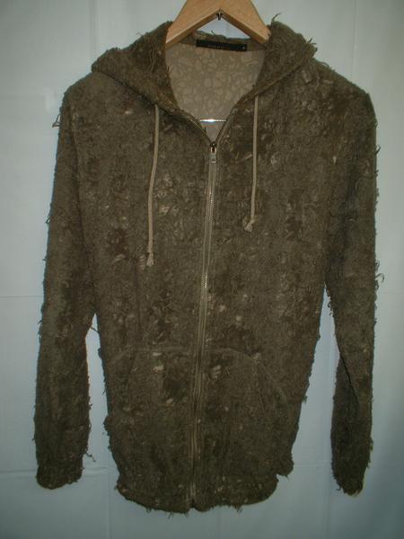 ホツレボロボロ加工パーカー