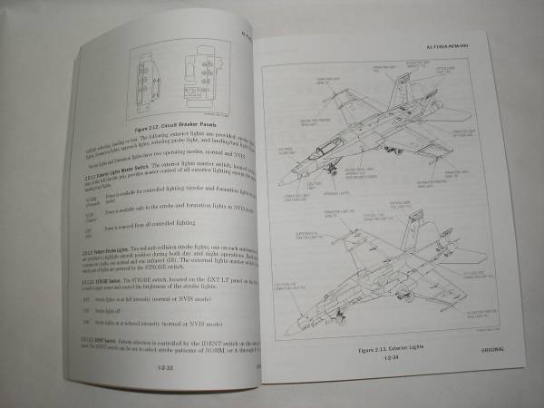 F-18戦闘機のフライトマニュアル