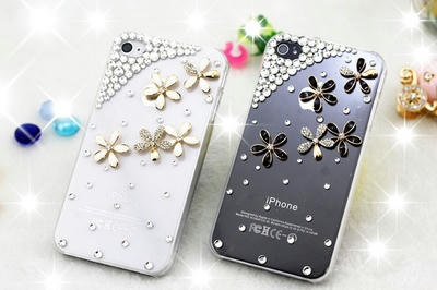 iPhone5 ケース デコ かわいいスワロフスキー i254(別バージョン)