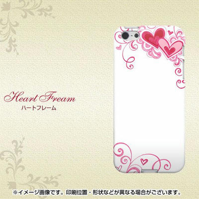 iPhone5 かわいい人気TPUケース ハートフレーム(別バージョン2)