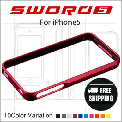 iPhone5 ケース バンパー アルミメタル SWORD