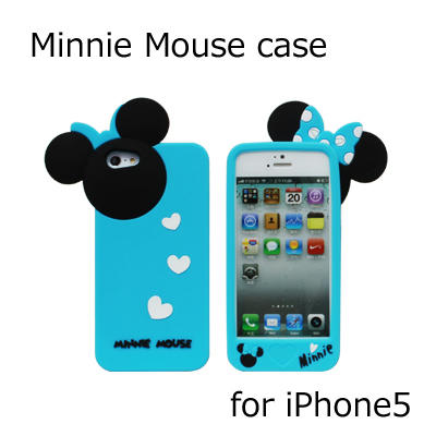 iPhone5 デザインケース minniemouse　ディズニー ミニー　ミッキー