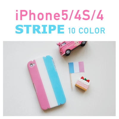 自慢したいランキング★iPhone5 かわいいストライプケース