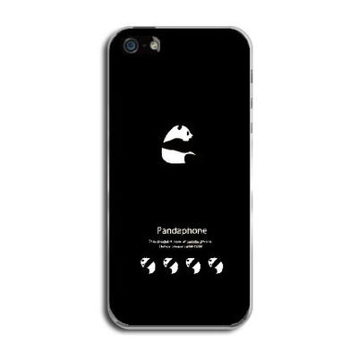 周りの反響大！iPhone5 ケース 黒パンダ かわいい