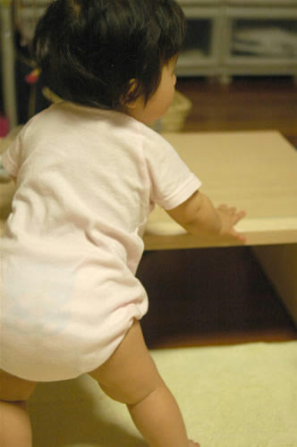 へっぴり腰なお尻が可愛いっす