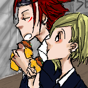 ハンバーガーたべたいー