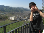 窓から