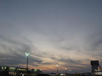 夕暮れとUFO