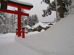 冬の羽黒山