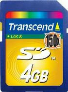 Transcend　150倍速 SDカード 4GB 