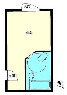 中央区銀座8丁目の面白間取り
