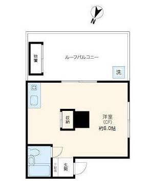 東京都文京区西片２丁目の面白間取り