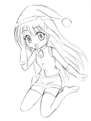 今日はサンタ服なのですよ～