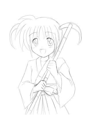 リリカルなのは　高町なのは　巫女