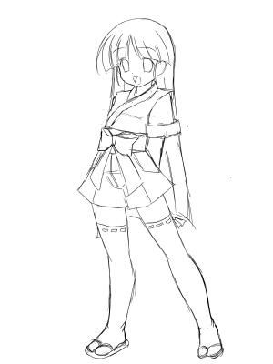 オリジナル　巫女さん