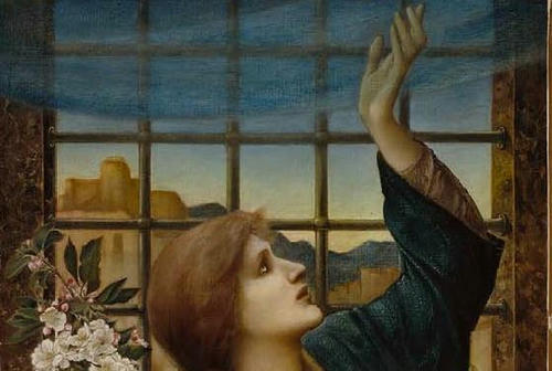 「Hope」1896年 Sir Edward Coley Burne-Jones Museum of Fine Arts, Boston