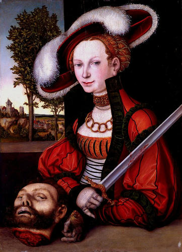 Lucas Cranach the Elder, "Judith with the Head of Holofernes," c.1530, Burrell Collection, Glasgow, Scotland, UK