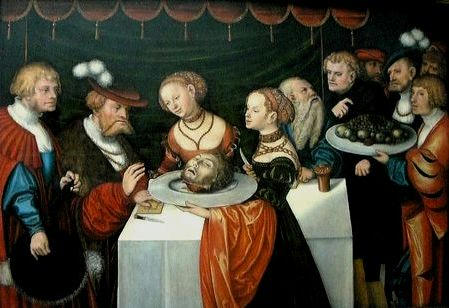 Lucas Cranach the Younger - Salome with the Head of John the Baptist