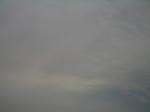虹色に光る雲