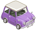 ミニクーパー(パープル)