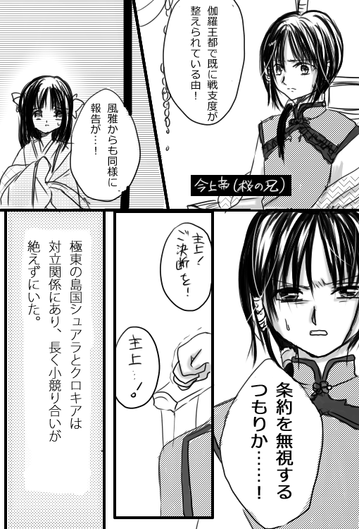 桜降る夜の森の③