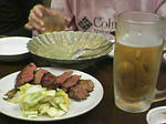 牛タン＆ビール！