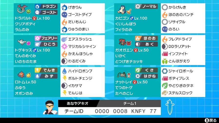 パーティ ドラパルト