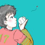 小学生迅とレディバグ