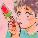 迅とスイカバーの件