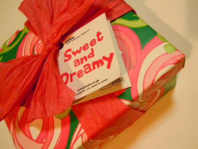 LUSHのsweetanddreamy