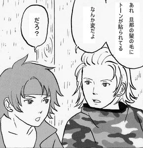 髪にトーン