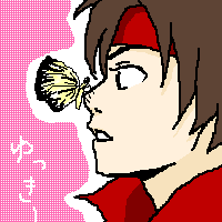 蝶々とユッキー