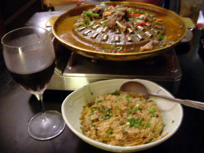 狛江『ソウル屋台』シメはどうしてもご飯♪キムチチャーハン♪