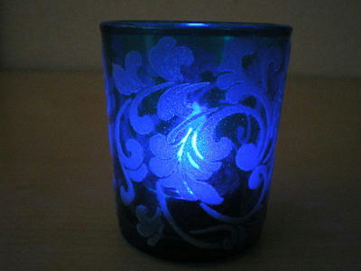 火を使わない【LEDキャンドルライト】Yura LED Tea light用★グラスキャンドルホルダー ♪