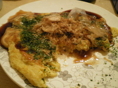 ふわふわお好み焼き♪