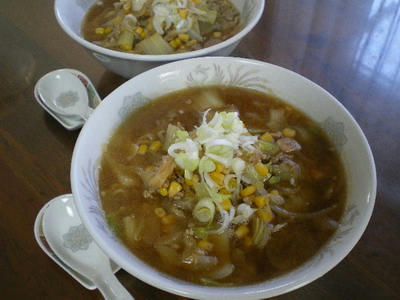 我家の味噌らーめんが旨い♪