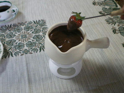 チョコレートフォンデュ♪