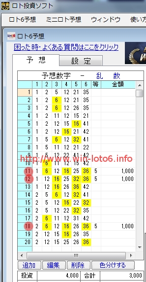 ロト6投資ソフト検証＆評価レビュー！ロト6予想ソフト第615回（12月12日）予想＆当選結果は？