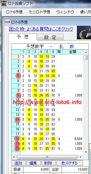 LOTO6投資ソフト検証＆評価レビュー！ロト6予想ソフト第616回（12月15日）予想＆当選結果は？