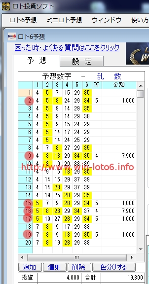 ロト6投資ソフト検証＆評価レビュー！ロト6予想ソフト第617回（12月19日）予想＆当選結果は？