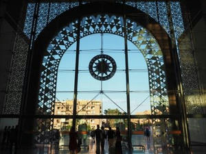 夕方のマラケシュ駅