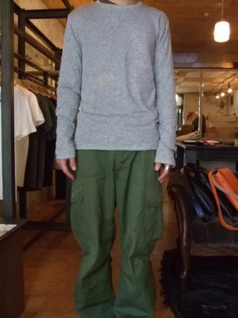 Scye（サイ）クレリッククルーネックL/S ライトグレー main