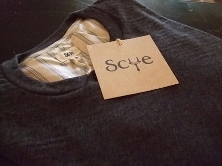 Scye（サイ）クレリッククルーネックL/S チャコールグレー sub-1